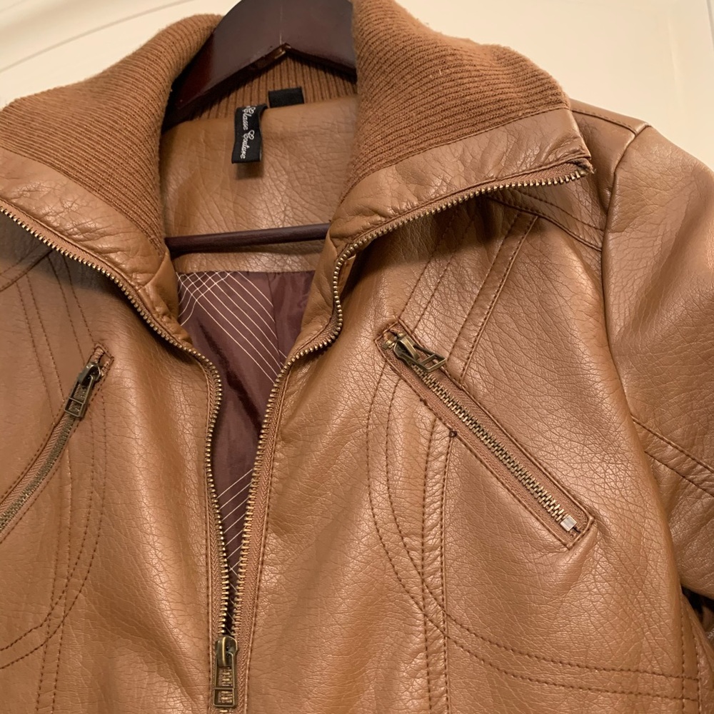 Faux Leather Jacket - Picture 2 of 5